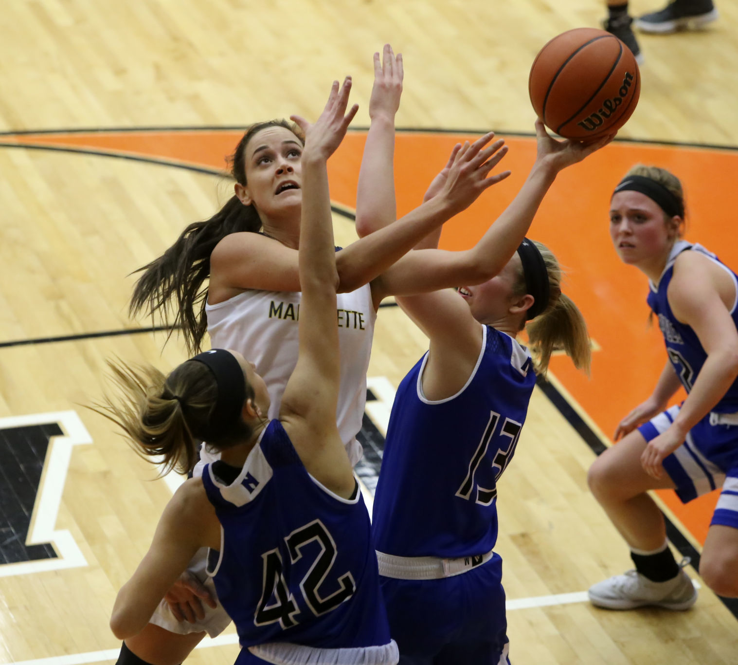 Marquette Catholic/Northfield, girls semistate basektball